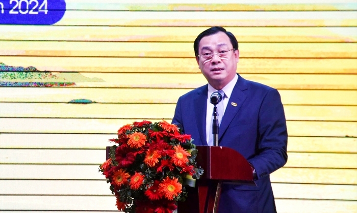 Cục trưởng Cục Du lịch Quốc gia Việt Nam Nguyễn Trùng Khánh phát biểu tại diễn đàn